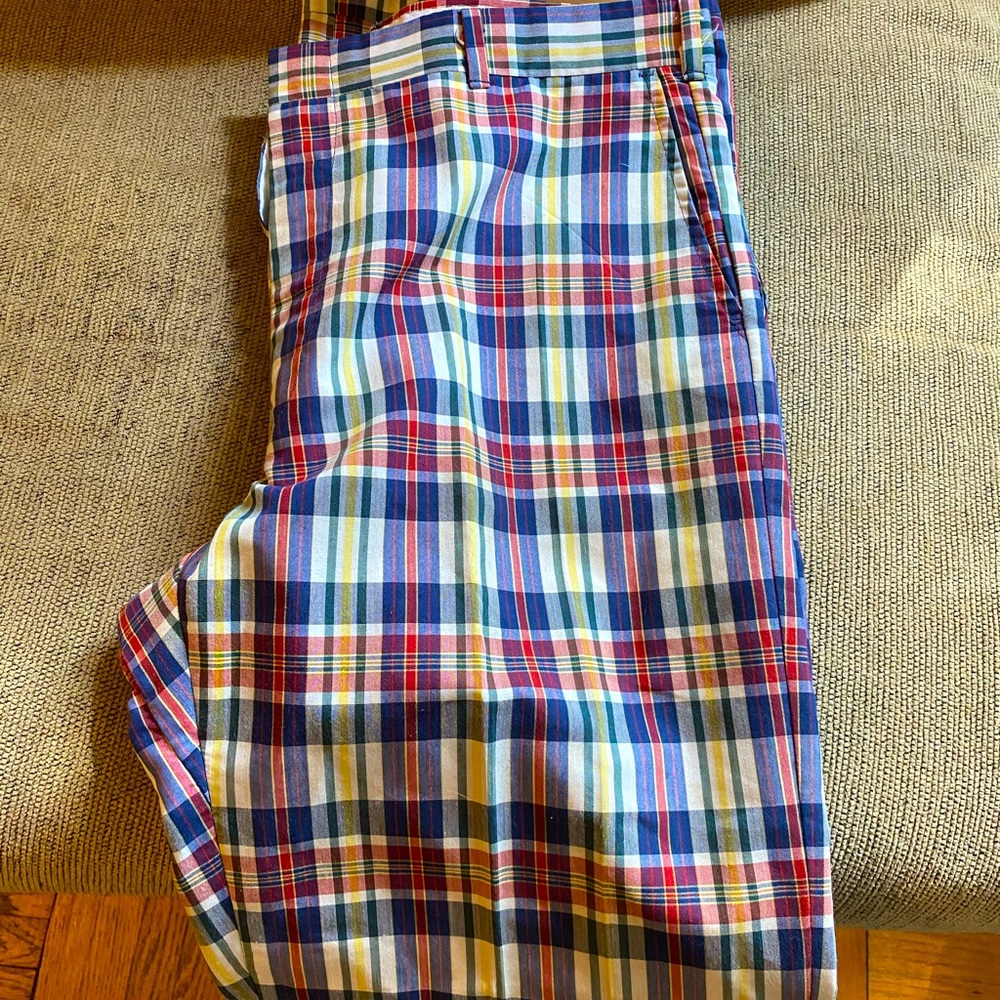 Men’s plaid pants